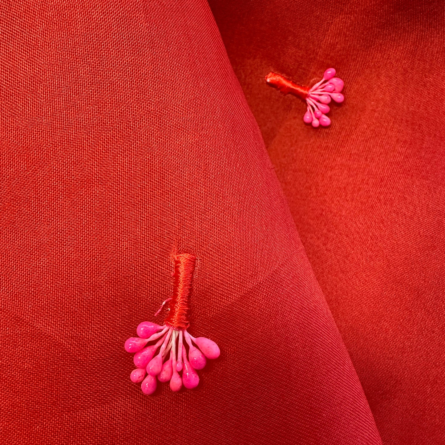 EMBROIDERED SILK ORGANZA