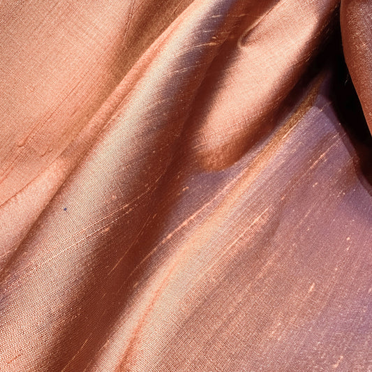 APRICOT DUPION SILK