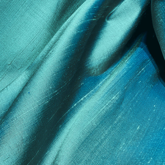 AQUA DUPION SILK
