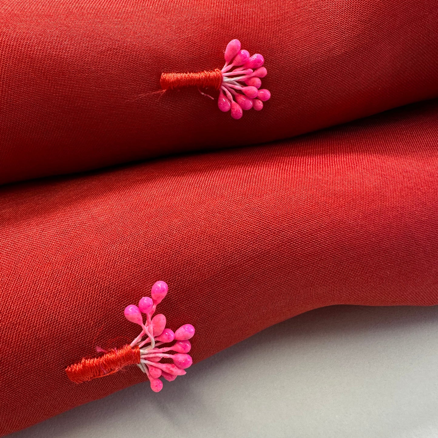 EMBROIDERED SILK ORGANZA
