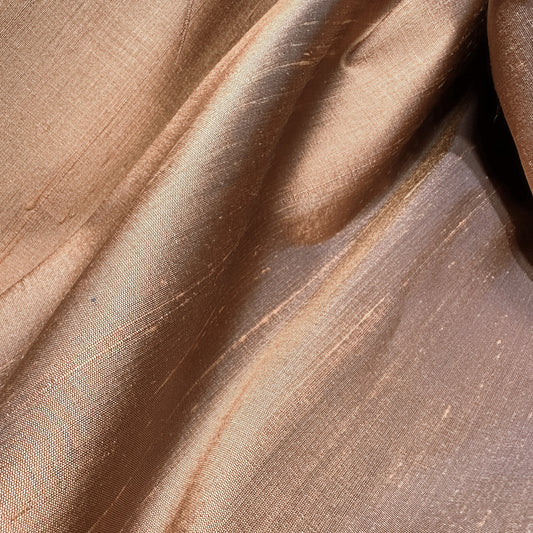 CARAMEL POWERLOOM SILK