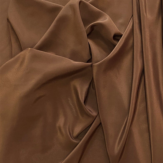 CHOCOLATE CREPE DE CHINE