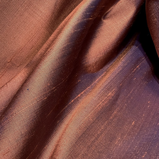 CINNAMON POWERLOOM SILK