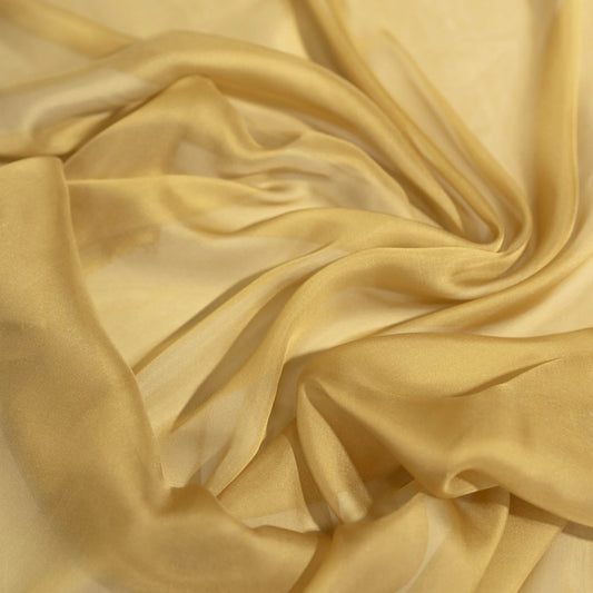GOLD SATIN CHIFFON