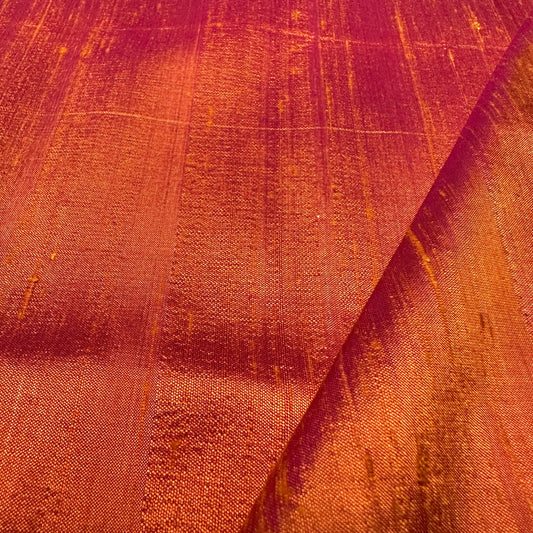 TANGERINE DUPION SILK