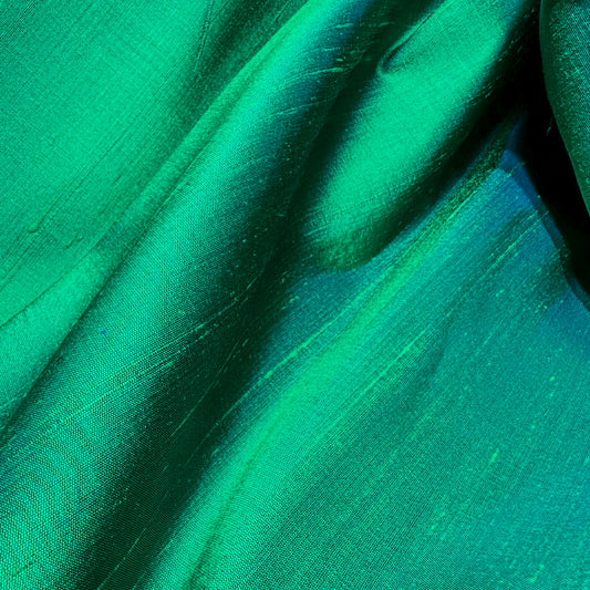 EMERALD DUPION SILK