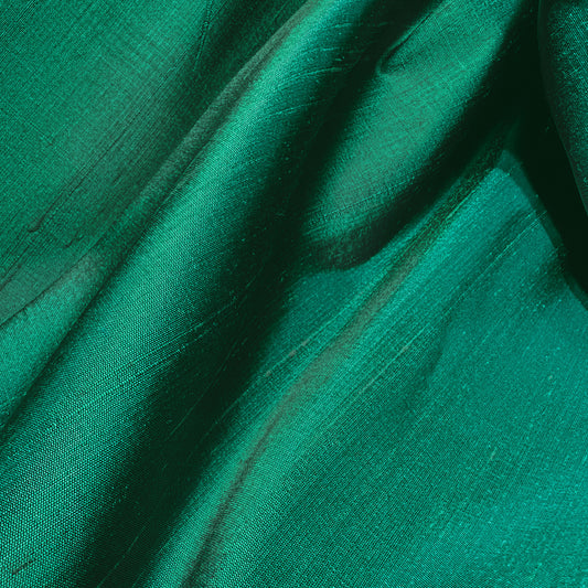 EMERALD DUPION POWERLOOM SILK