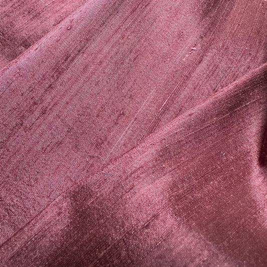 BURGUNDY DUPION SILK REMNANT
