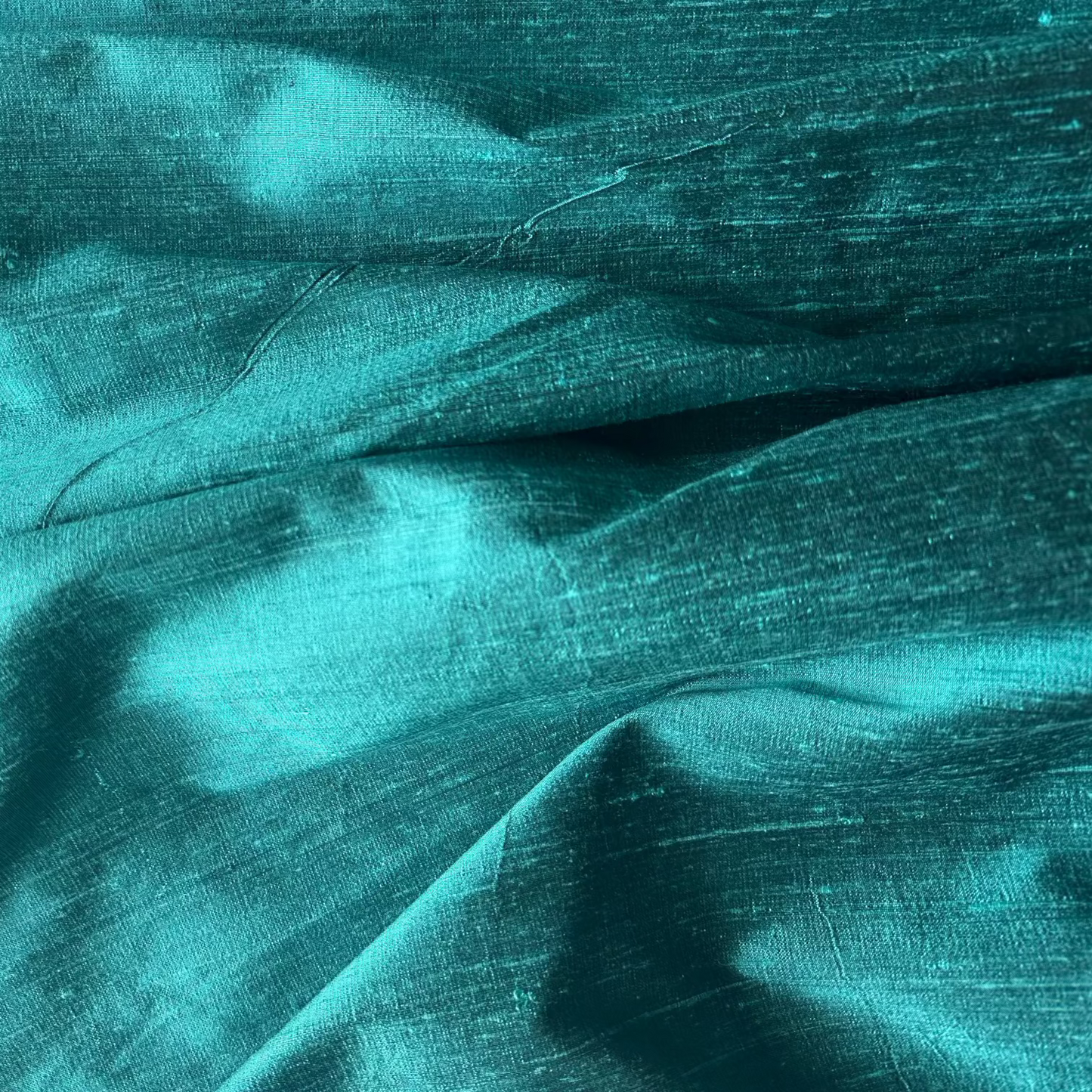 AQUA DUPION SILK