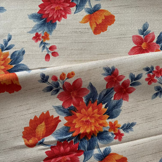 VINTAGE STYLE FLORAL TUSSAR