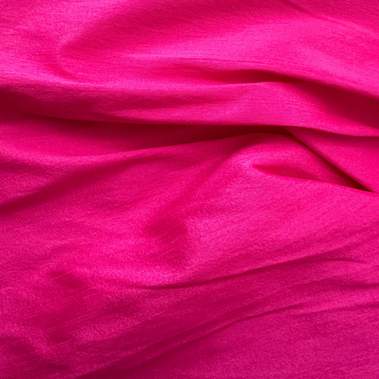 HOT PINK VISCOSE DUPION