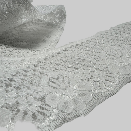 WIDE LACE BRIDAL TRIM