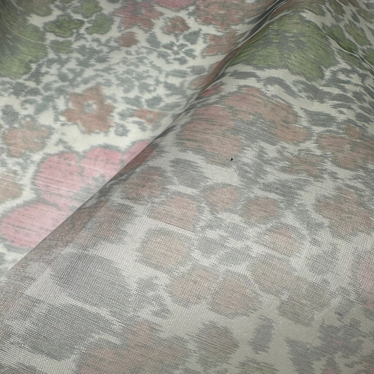 PRINTED SILK ORGANZA