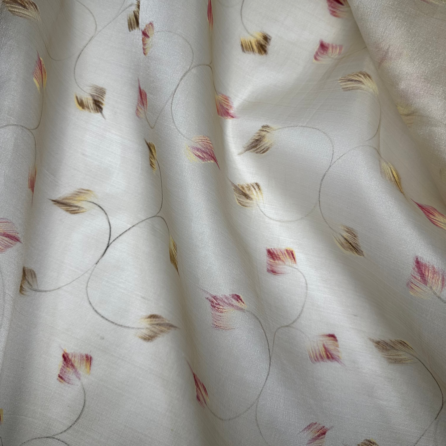 PRINTED SILK ORGANZA