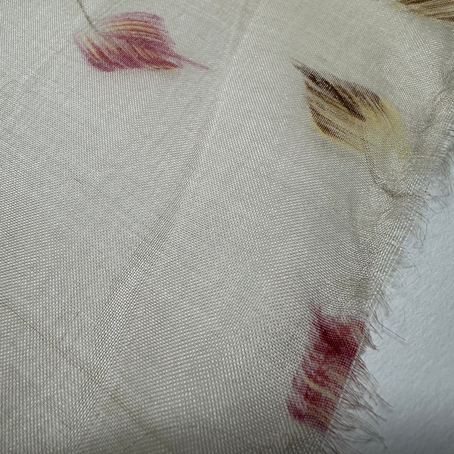 PRINTED SILK ORGANZA