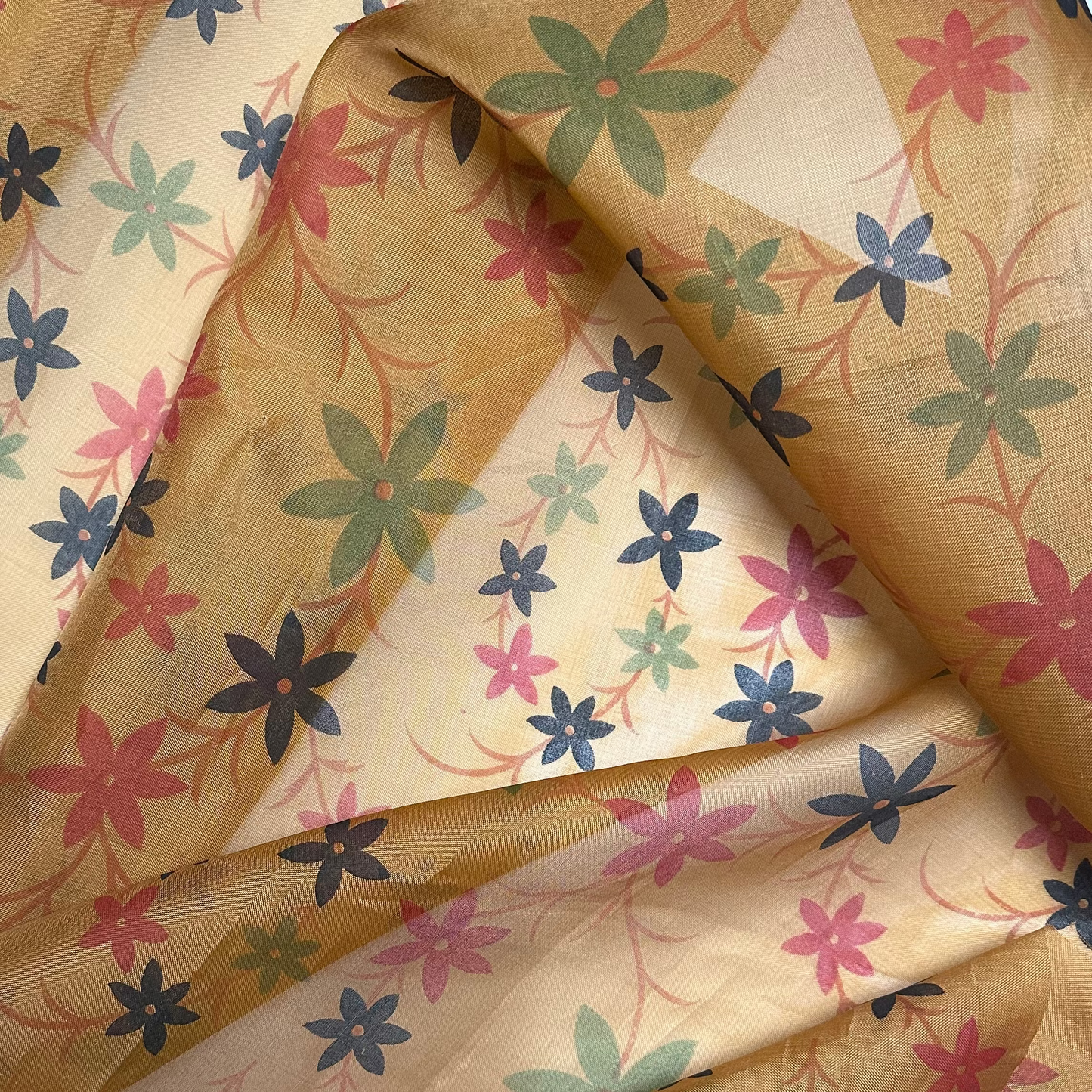 PRINTED SILK ORGANZA