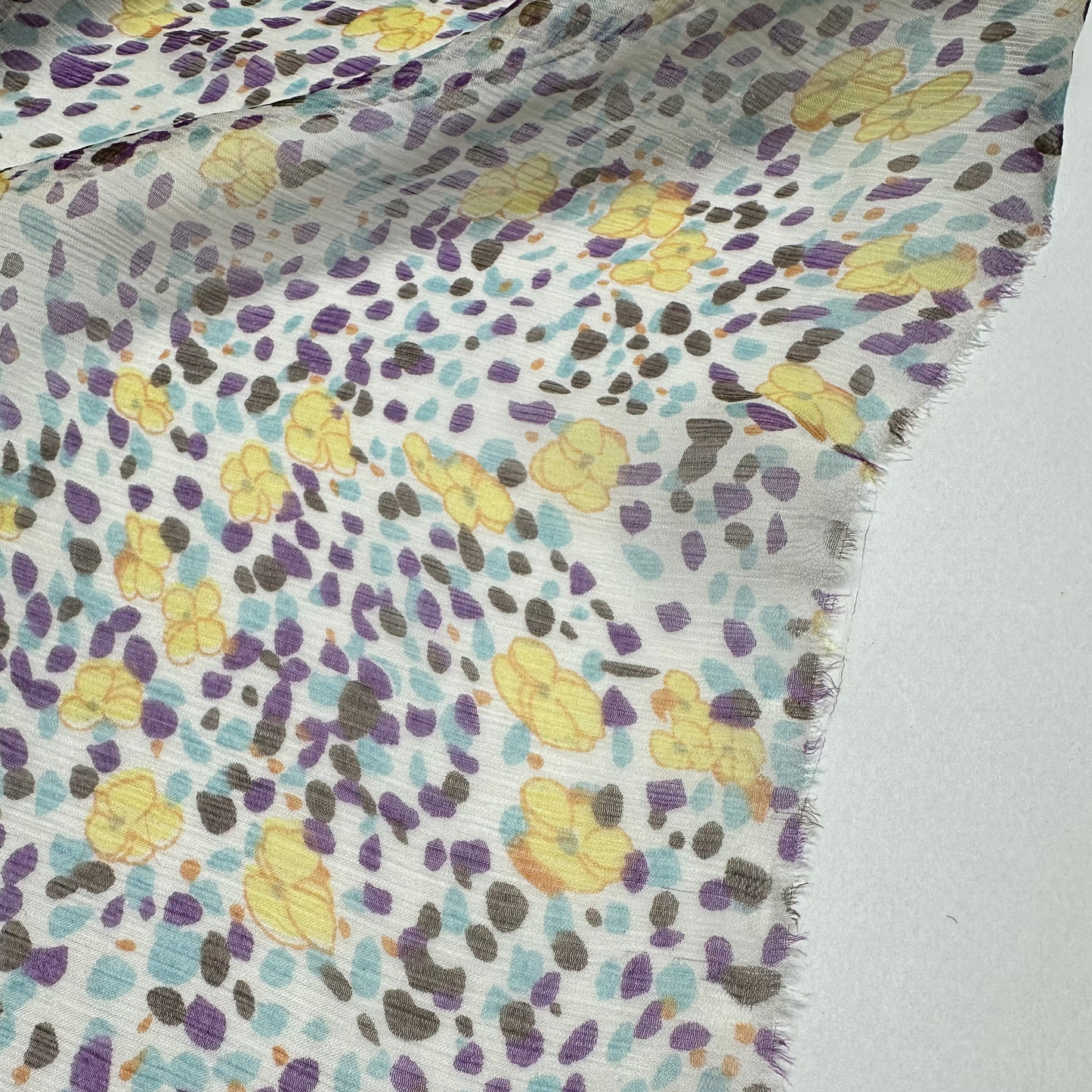 SPOT SILK CHIFFON