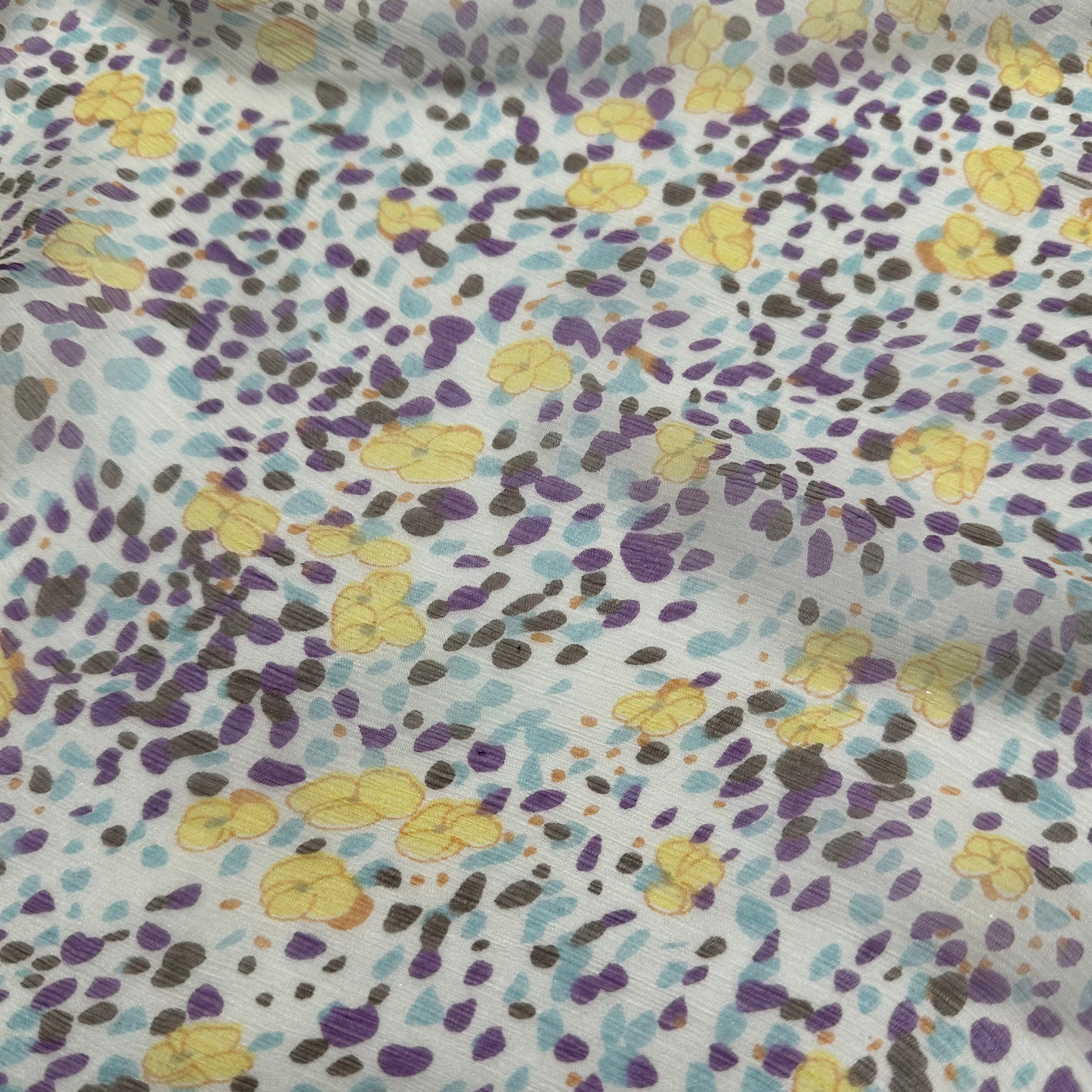 SPOT SILK CHIFFON