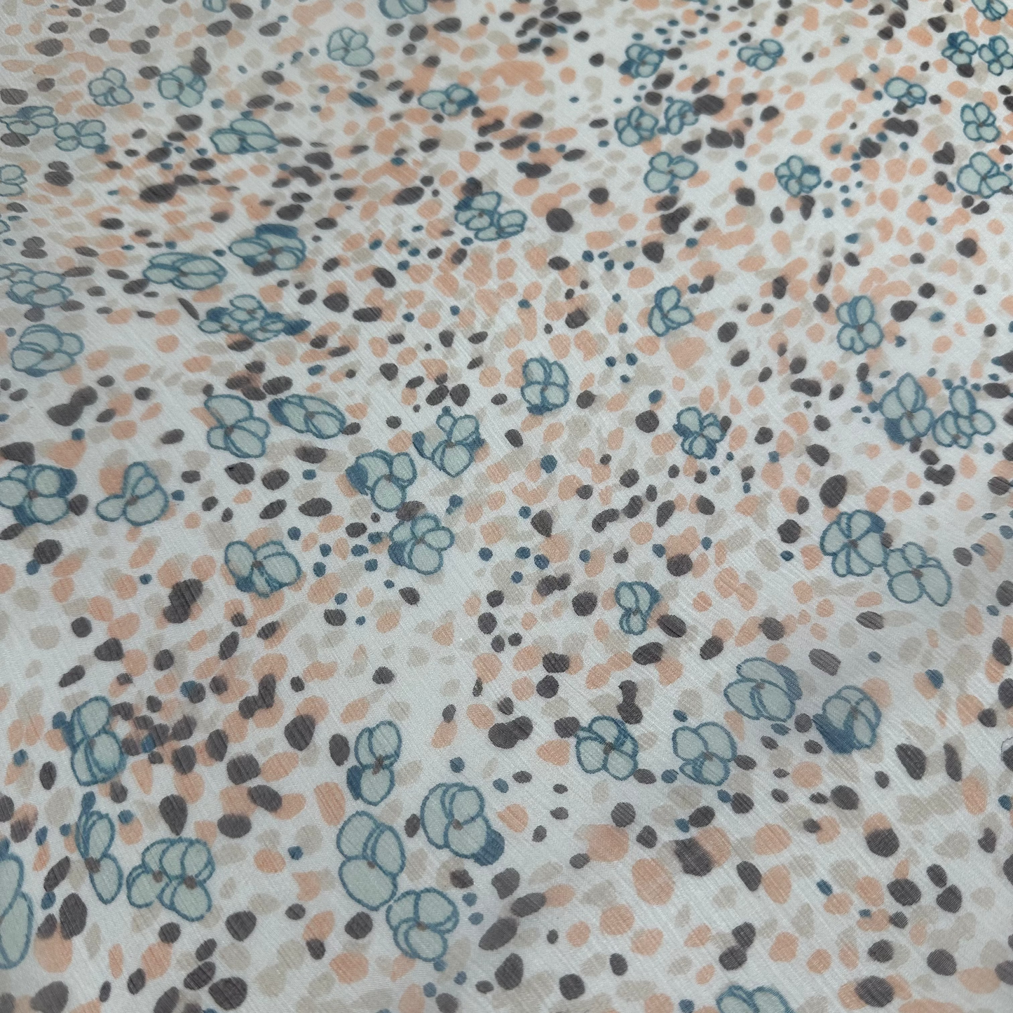SPOT SILK CHIFFON