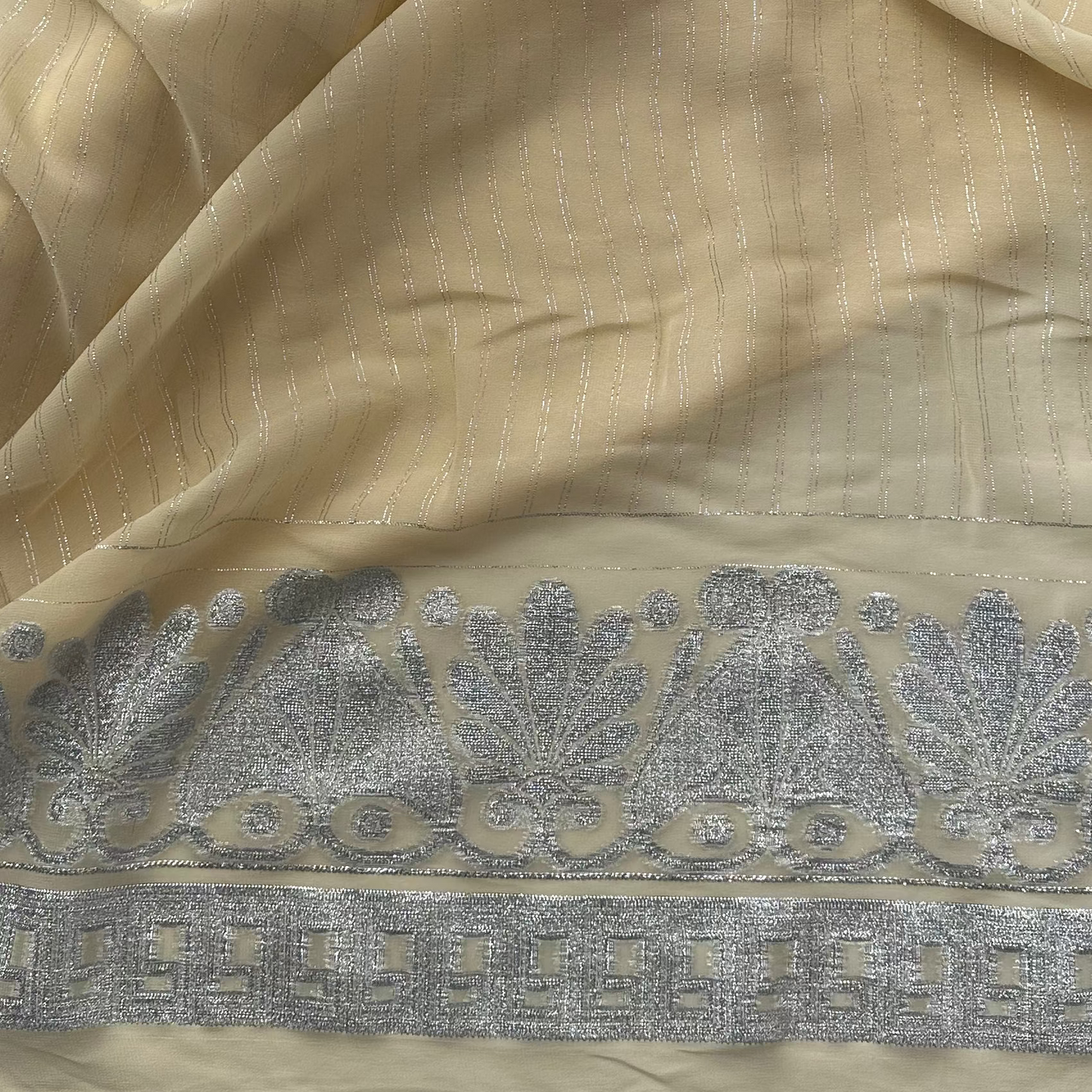 EMBROIDERED LUREX GEORGETTE