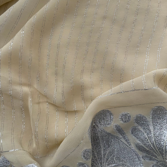 EMBROIDERED LUREX GEORGETTE