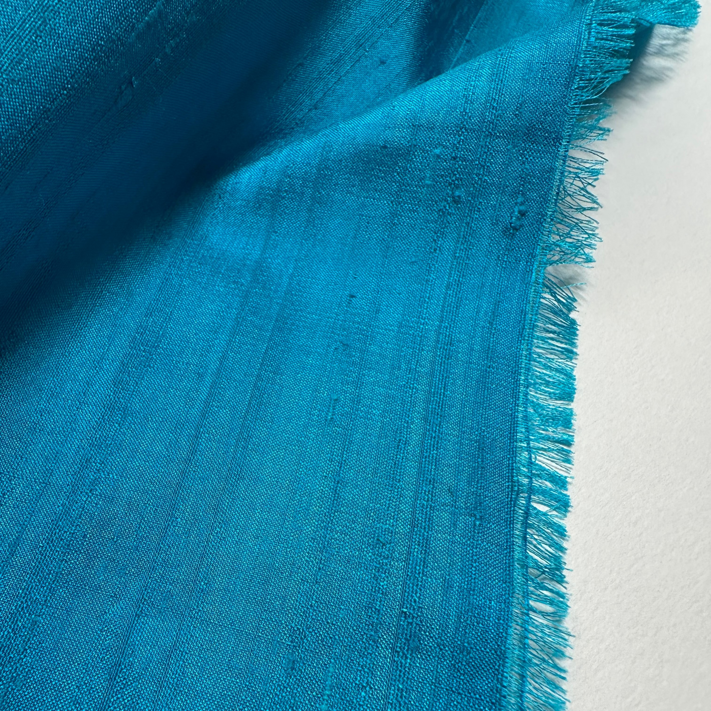 TURQUOISE DUPION SILK