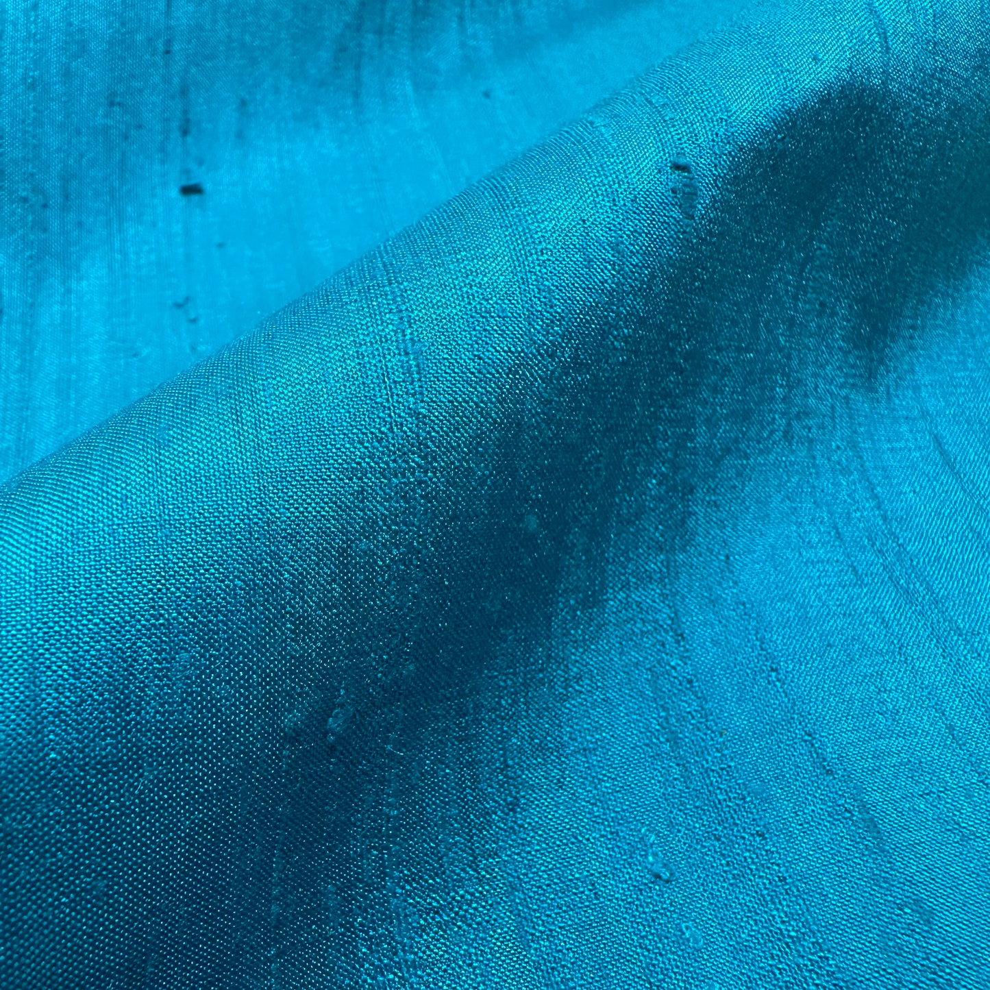 TURQUOISE DUPION SILK
