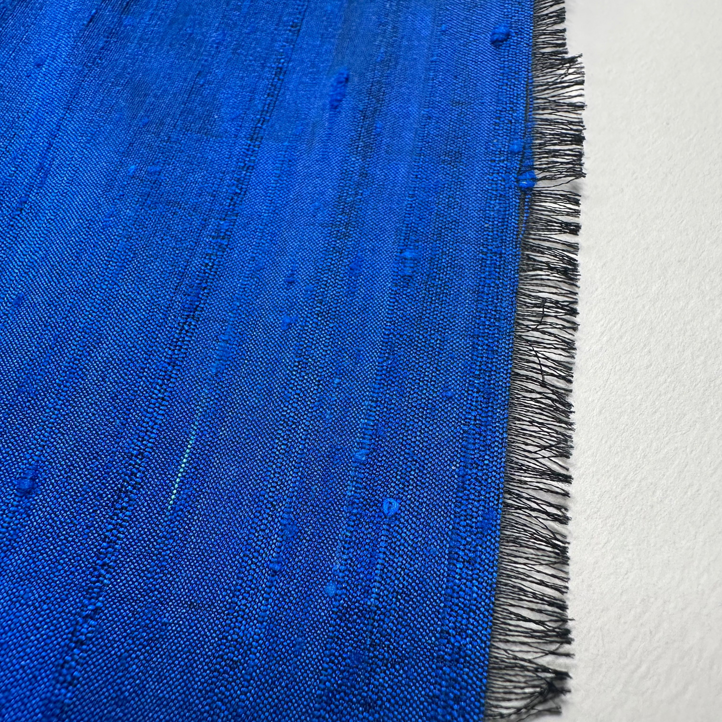 COBALT DUPION SILK