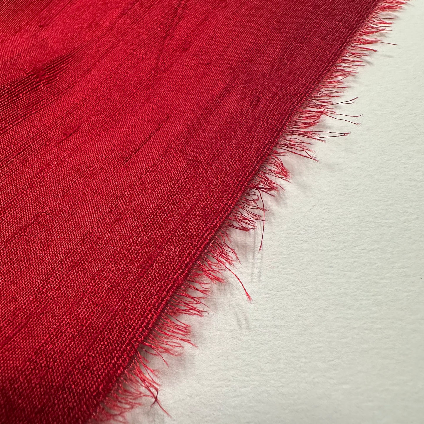 REDCURRANT DUPION SILK REMNANT