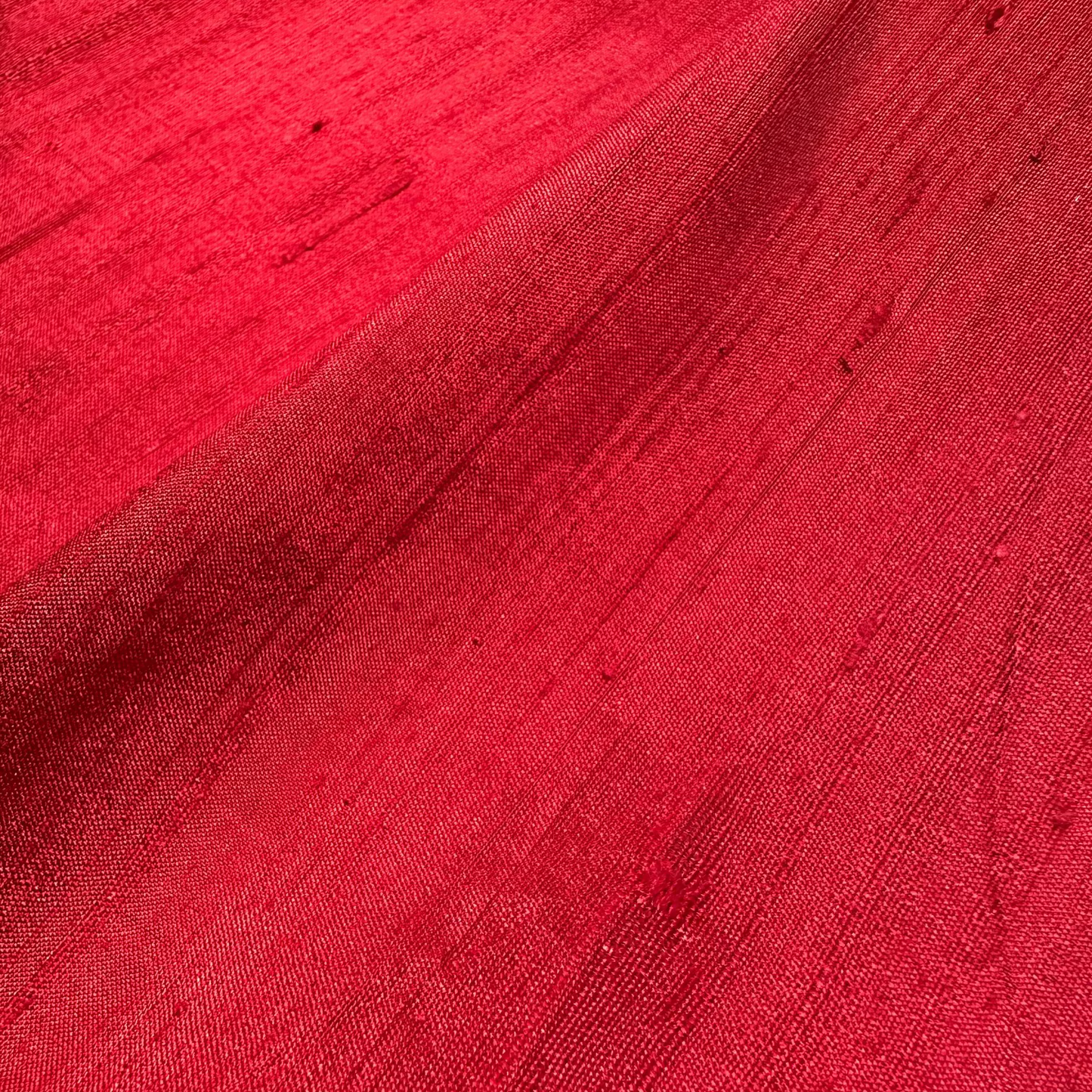 REDCURRANT DUPION SILK REMNANT