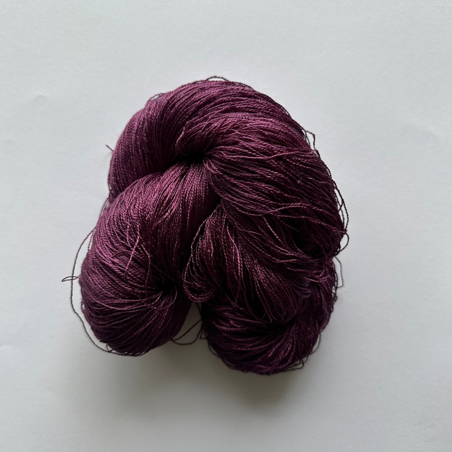 BEET MULBERRY SILK YARN