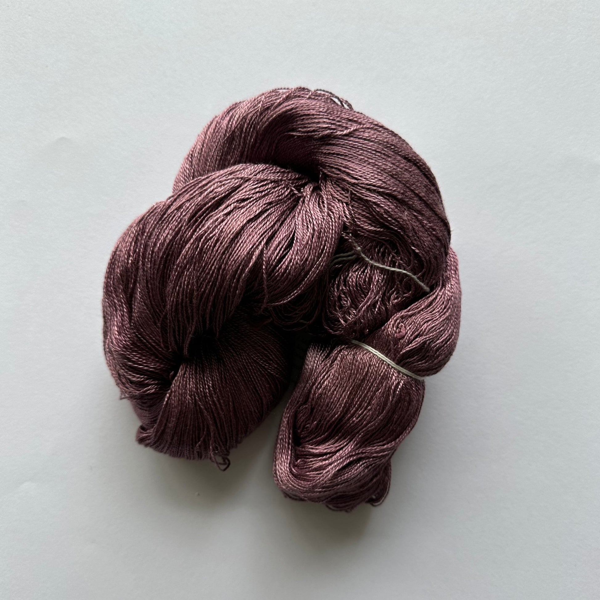 PRUNE MULBERRY SILK YARN Silks NZ by Sherazad Silks