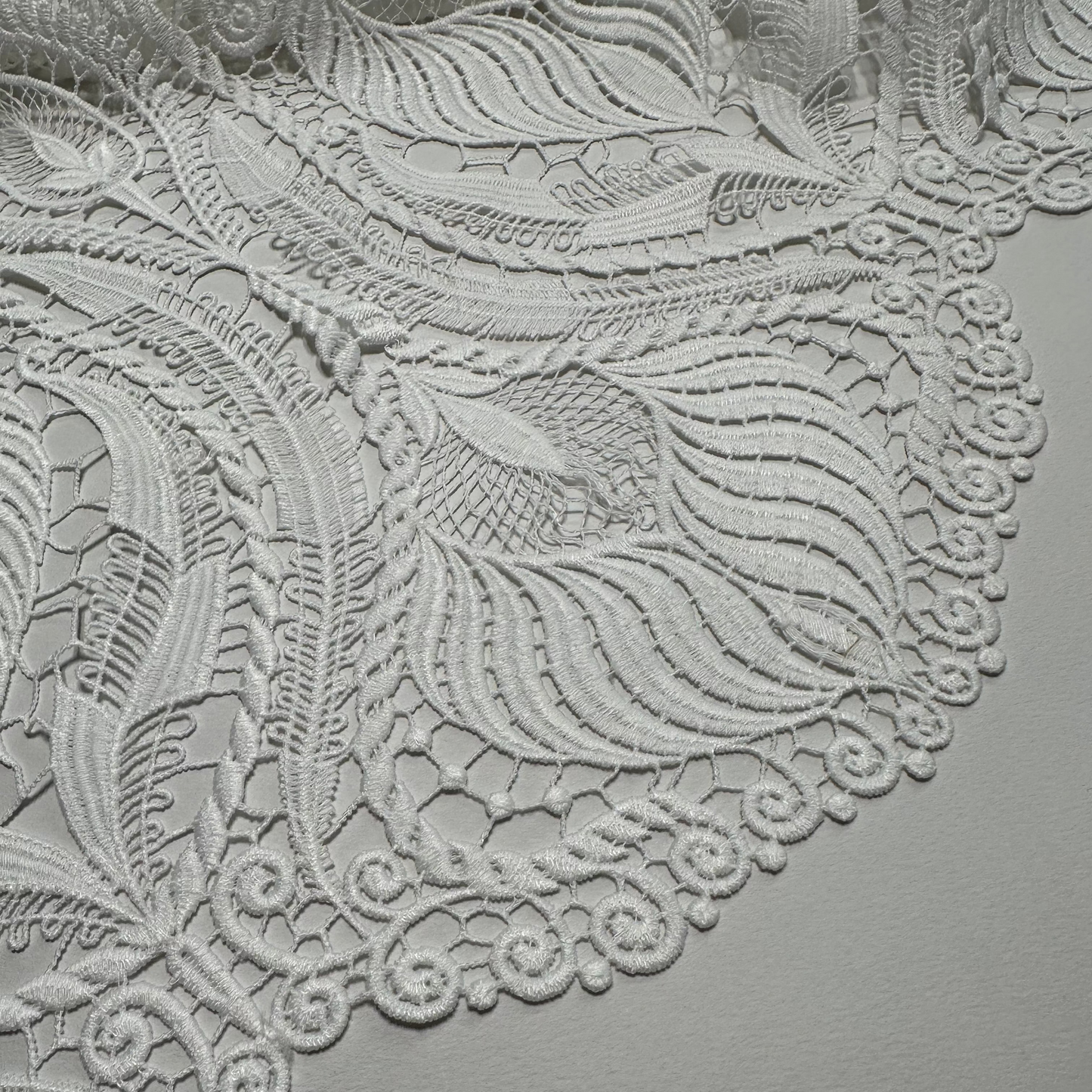 LIMITED EDITION GUIPURE BRIDAL LACE REMNANT