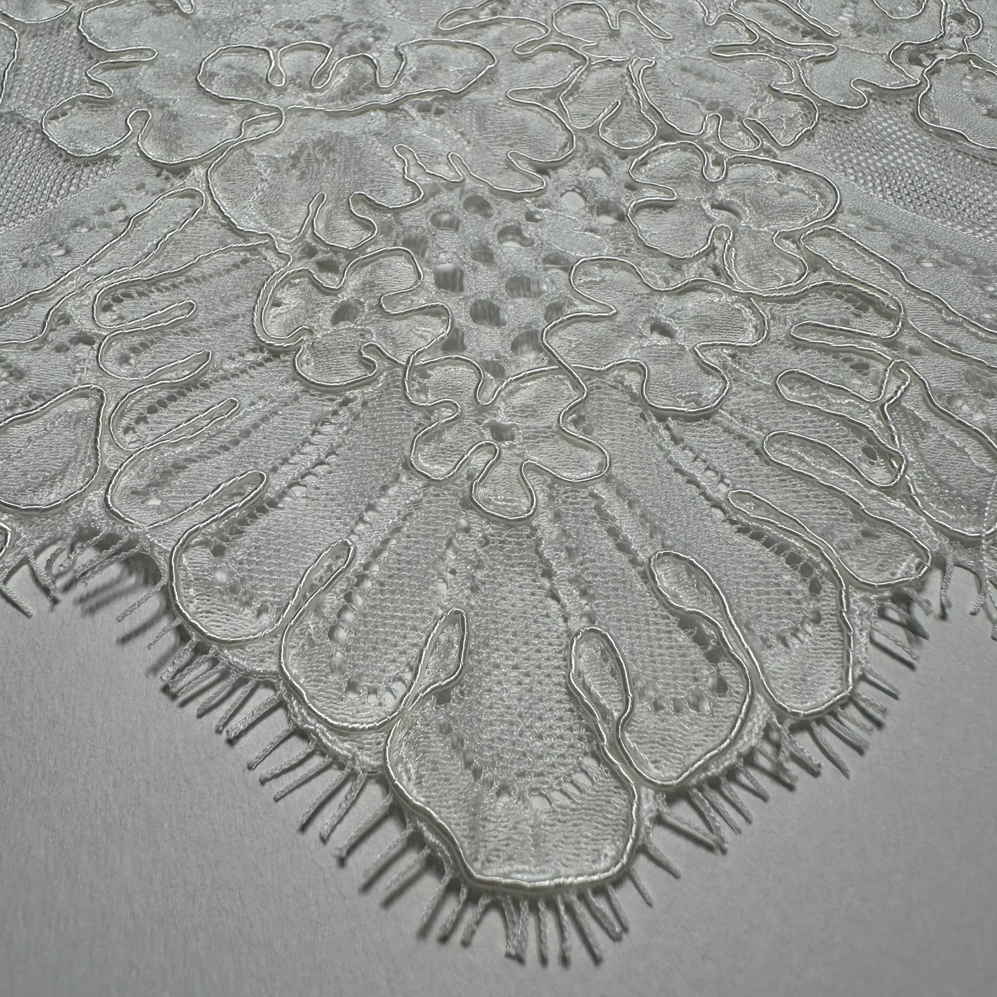LIMITED EDITION CORDED BRIDAL LACE REMNANT