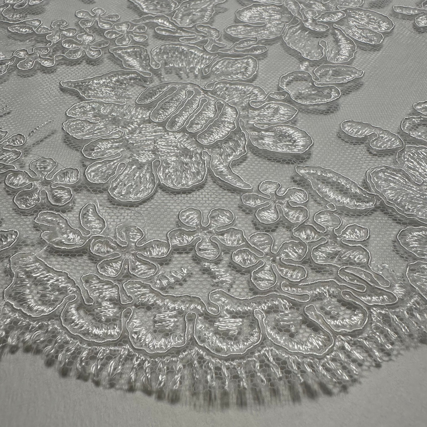 LIMITED EDITION CORDED BRIDAL LACE REMNANT