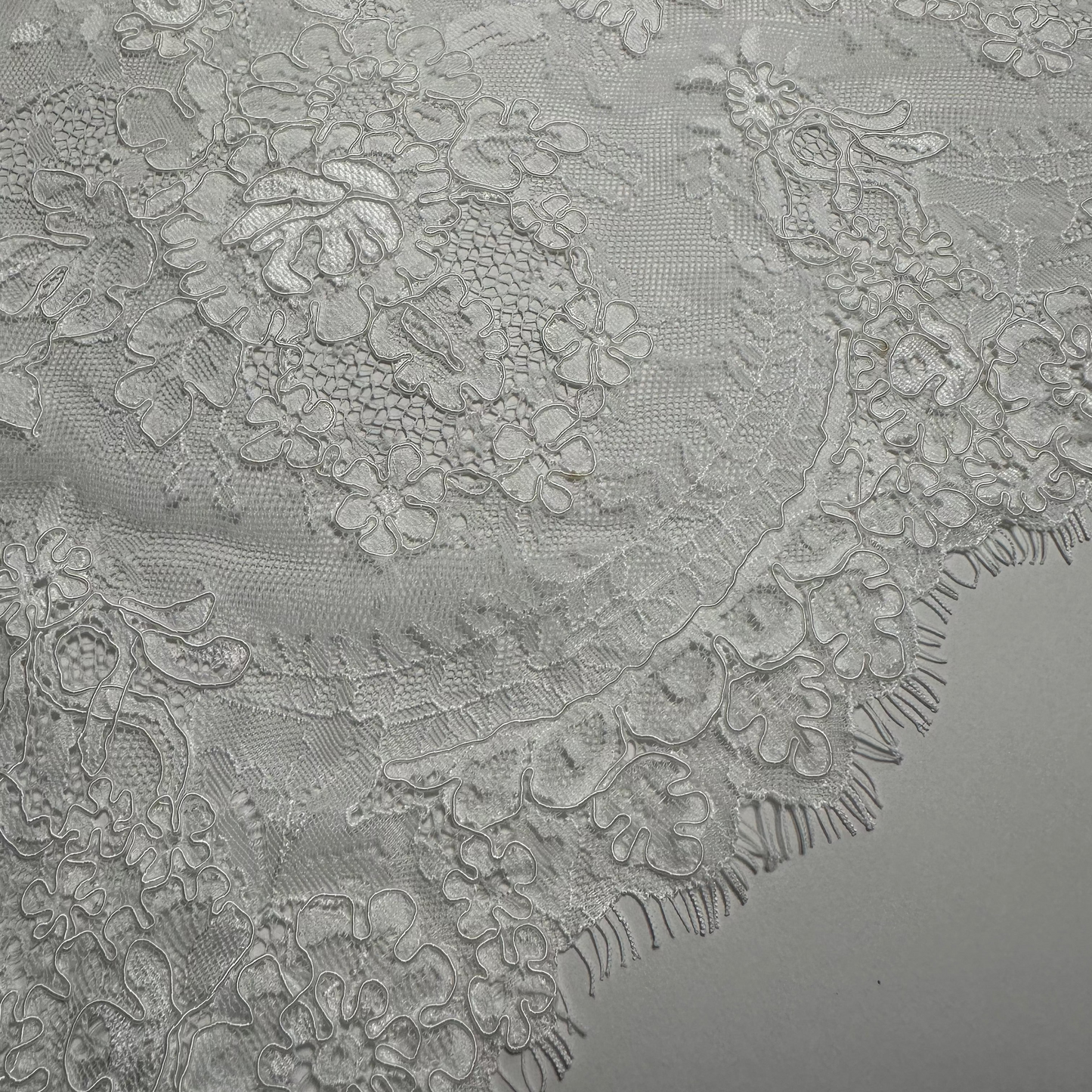LIMITED EDITION CORDED BRIDAL LACE REMNANT