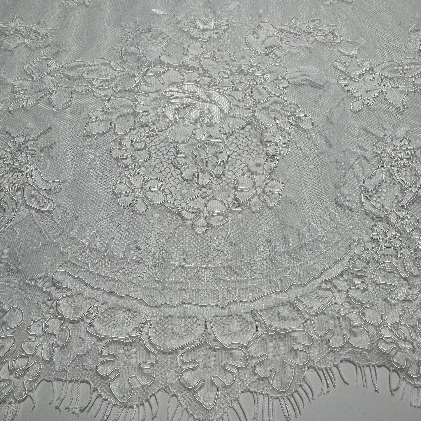 LIMITED EDITION CORDED BRIDAL LACE REMNANT