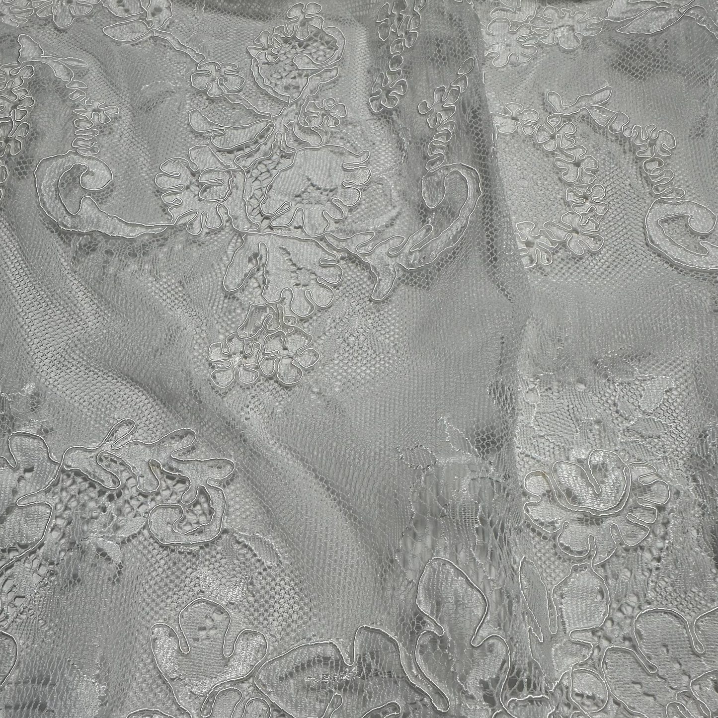 LIMITED EDITION CORDED BRIDAL LACE REMNANT