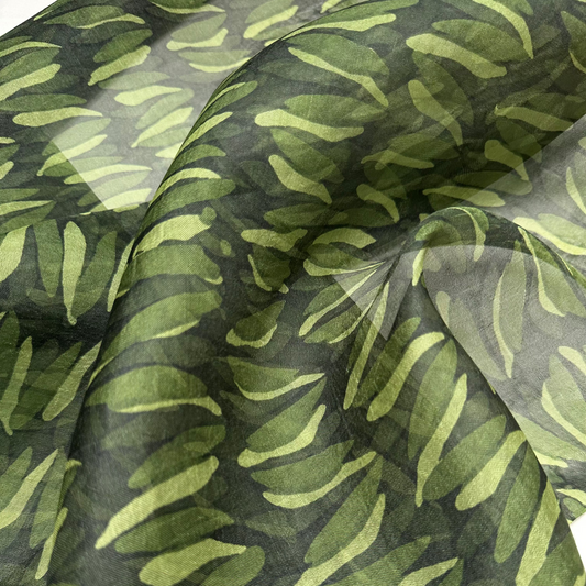 PRINTED SILK ORGANZA