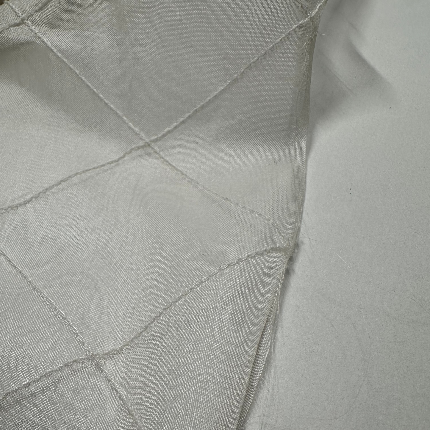 IVORY DIAMOND ORGANZA