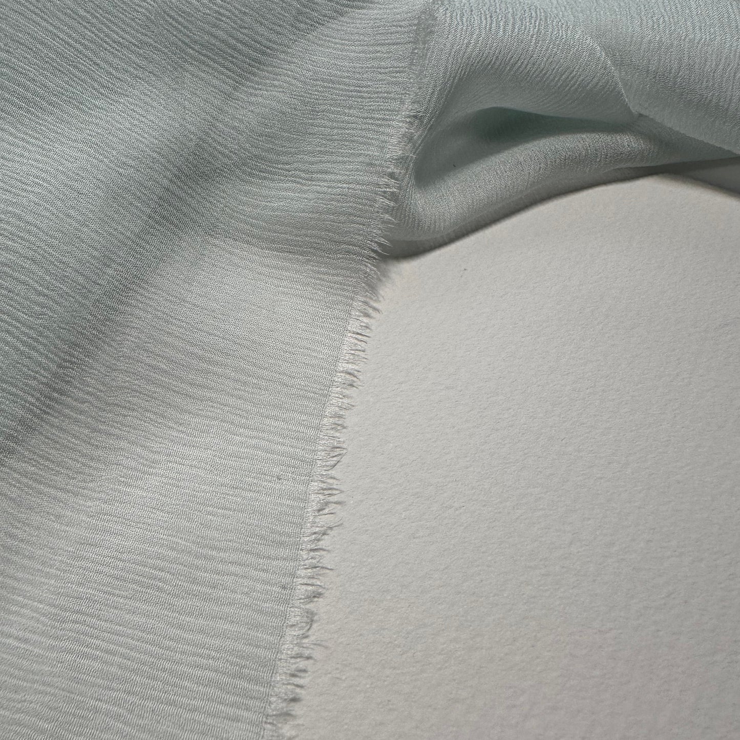 ICE BLUE SILK CHIFFON