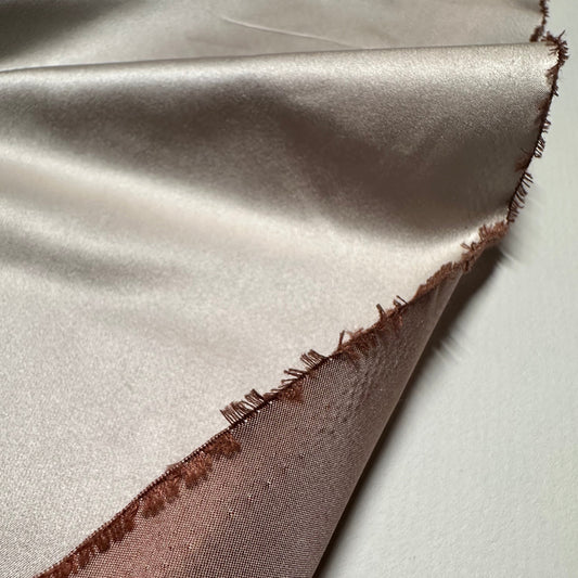 CINNAMON DUCHESS SILK SATIN