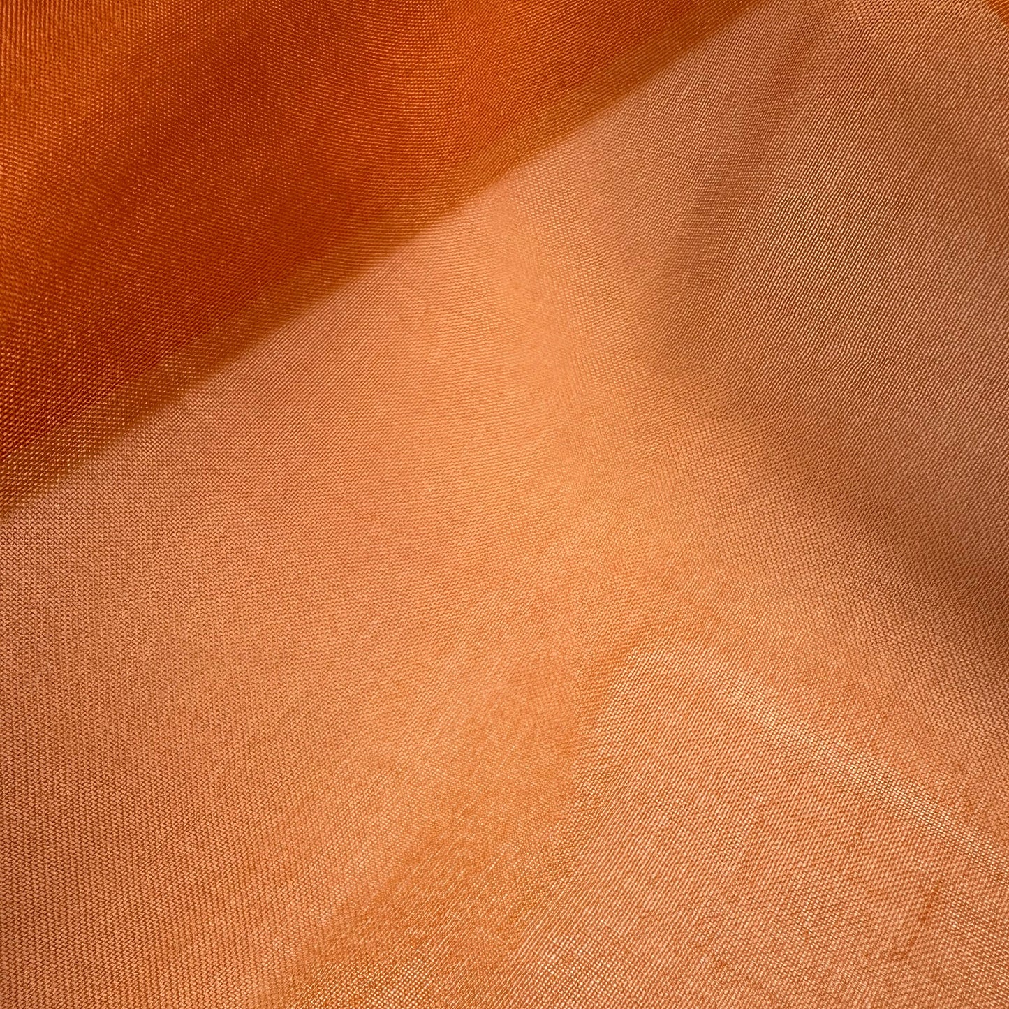 BURNT ORANGE SILK ORGANZA
