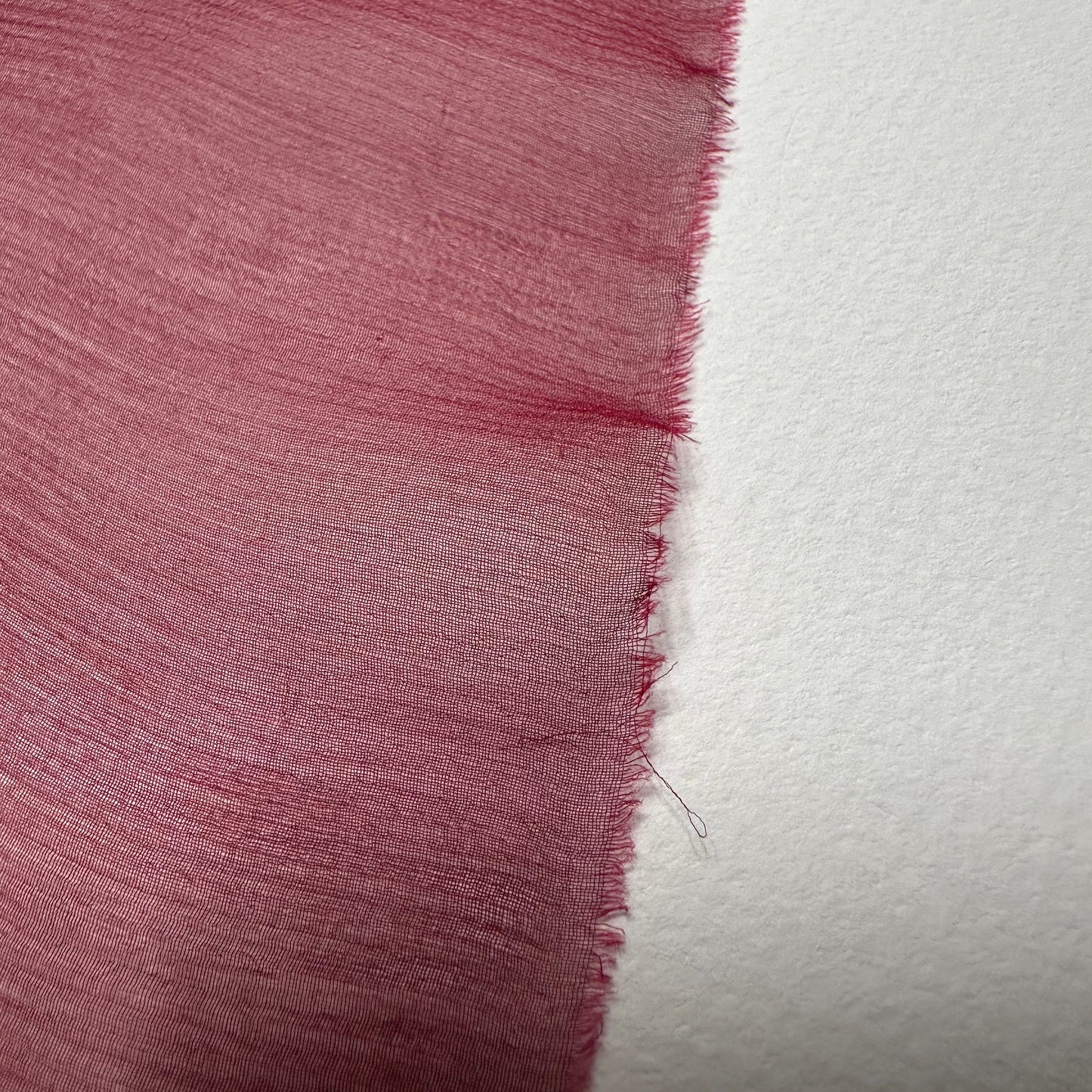 BURGUNDY SILK CHIFFON