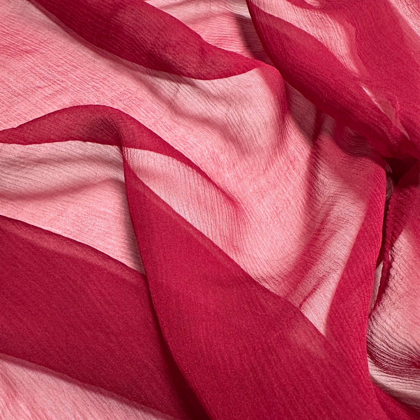BURGUNDY SILK CHIFFON