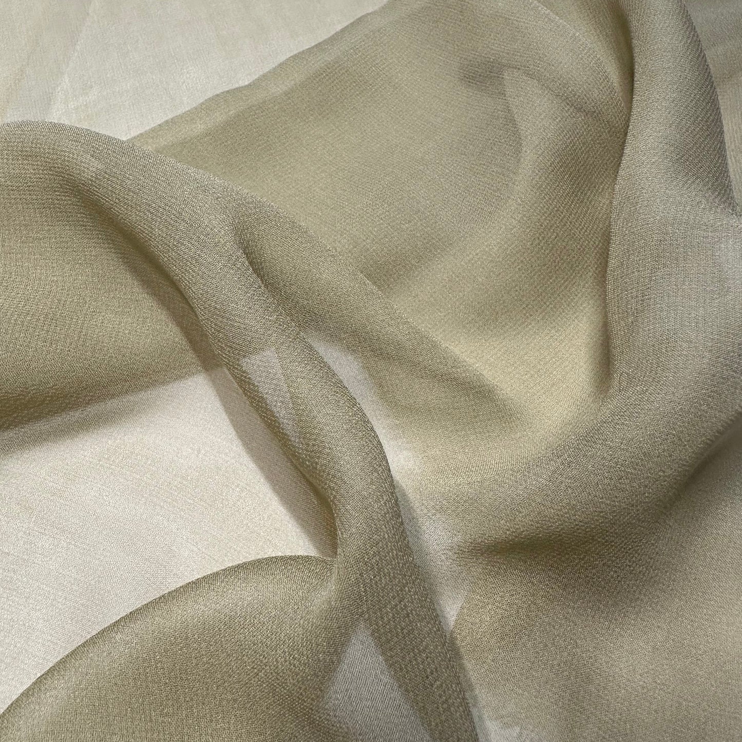 SAGE SILK GEORGETTE