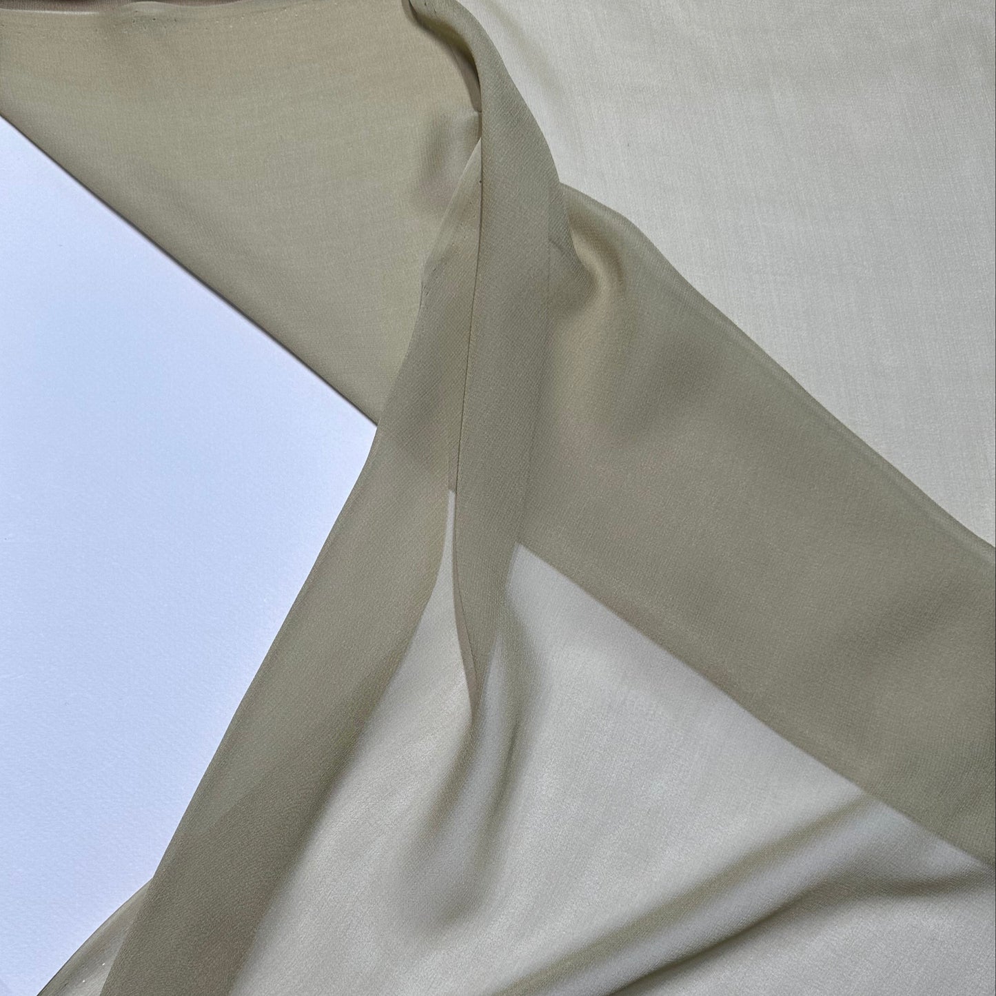 SAGE SILK GEORGETTE