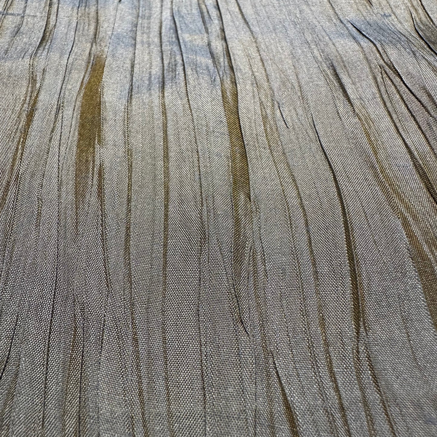 MIST PLEATED SILK REMNANT