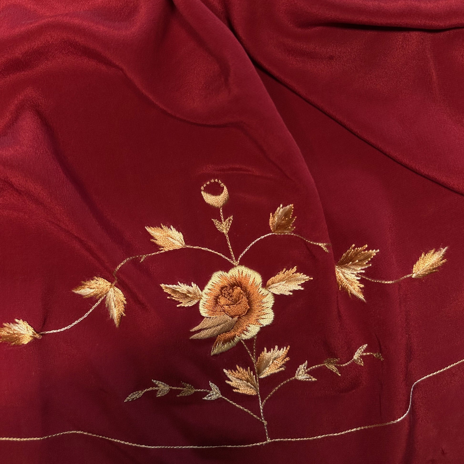 Taffeta Silk Embroidery Fabric