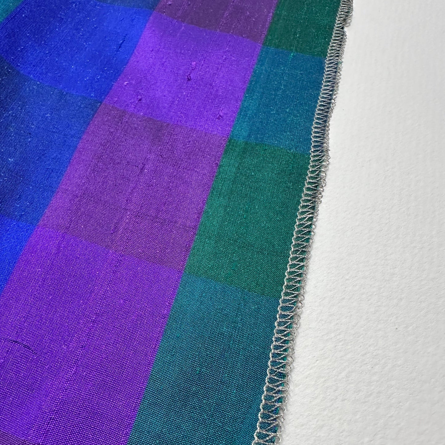 METRO CHECK POWERLOOM SILK